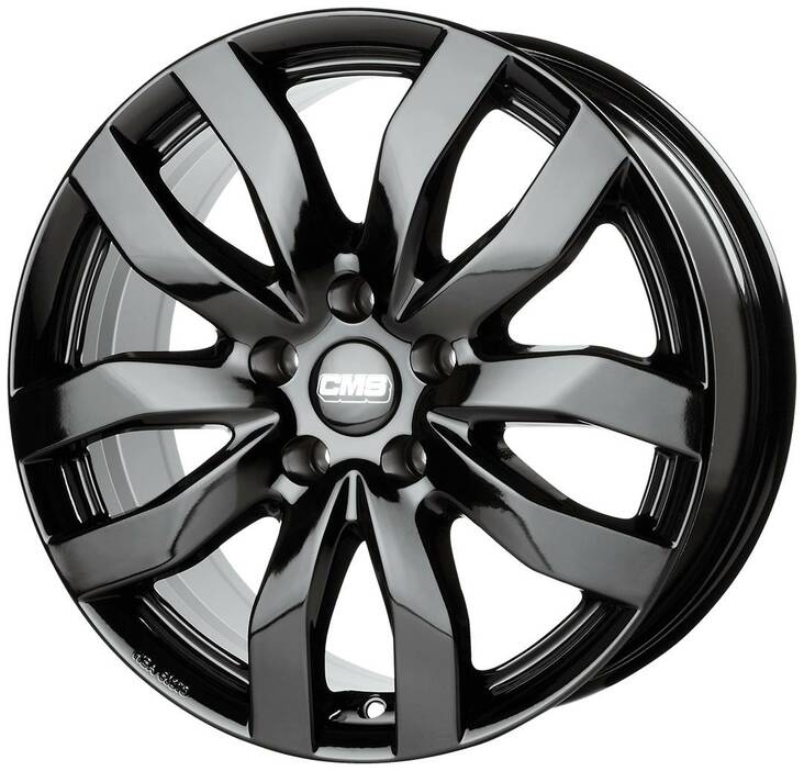 CMS C22 Complete Black Gloss 6x15 5/100 ET45 CB54,1 Flat - Alumiinivanteet - 302871 - 1