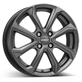 DEZENT KT graphite 6x15 4/100 ET47 CB54,1 60° - Alumiinivanteet - 314901 - 1