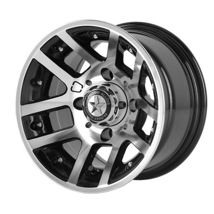 FA121 Machined Gloss Black 7x10 4/101,60 ET-25 CB70,7 60° - Alumiinivanteet - 239071 - 1