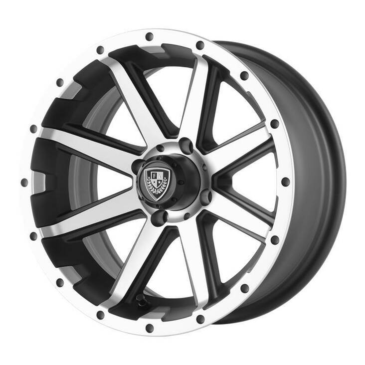 FA136 Machined Matte Black 6,5x14 4/101,6 ET-23 CB70,7 60° - Alumiinivanteet - 276921 - 1