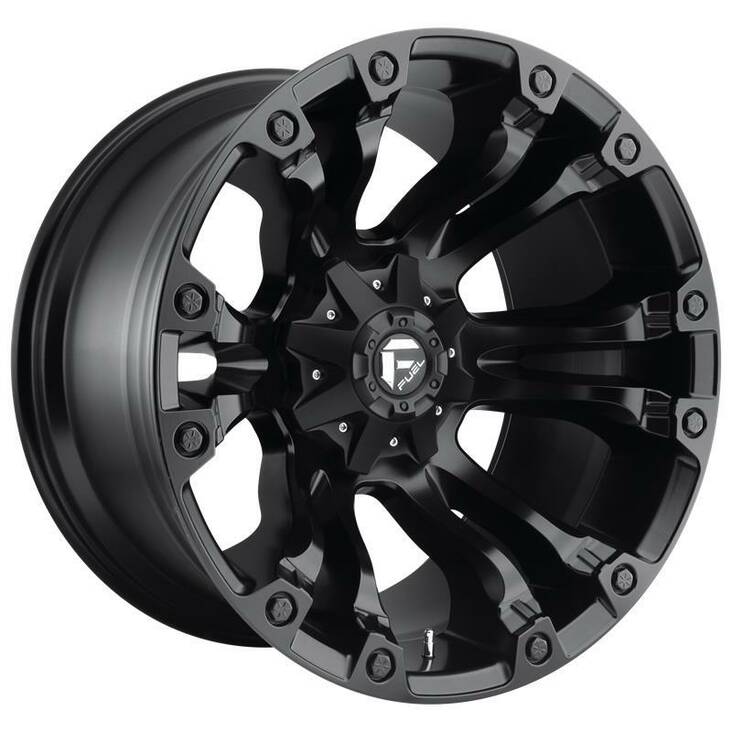 FC560 MATTE BLACK 9x18 5/139,7/150 ET-12 CB110,1 60° - Alumiinivanteet - 245031 - 1