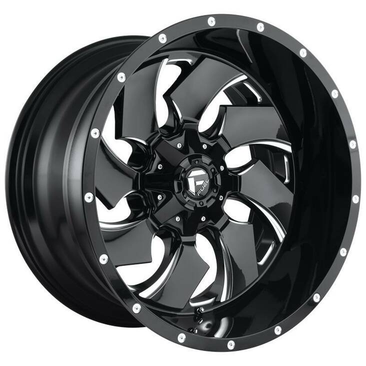 FC574 GLOSS BLACK MILLED 8,25x20 8/165,1 ET105 CB121.5 60° - Alumiinivanteet - 246771 - 1