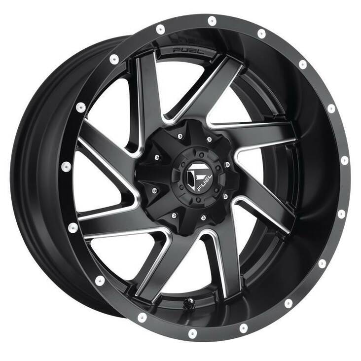 FC594 MATTE BLACK MILLED 10x20 6/135/139,7 ET-18 CB106,1 60° - Alumiinivanteet - 246631 - 1