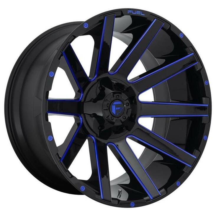 FC644 GLOSS BLACK BLUE TINTED CLEAR 9x20 8/165,1 ET20 CB125,1 60° - Alumiinivanteet - 254801 - 1