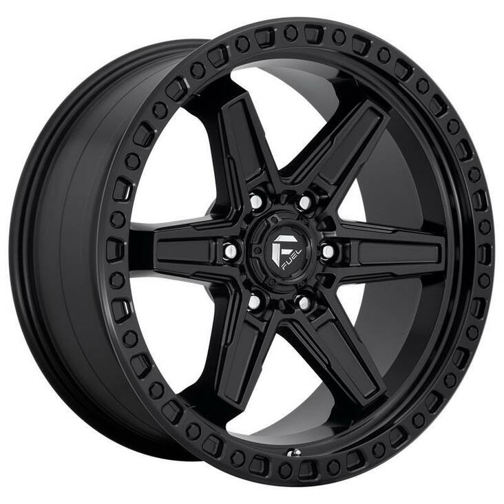 FC697 MATTE BLACK 9x17 6/139,7 ET1 CB106.1 60° - Alumiinivanteet - 246931 - 1