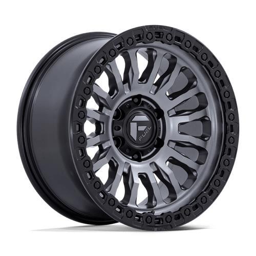 FC857 RINCON MATTE GUNMETAL W/ M-BLACK LIP 9x17 8/165,1 ET20 CB125,1 60° - Alumiinivanteet - 330811 - 1