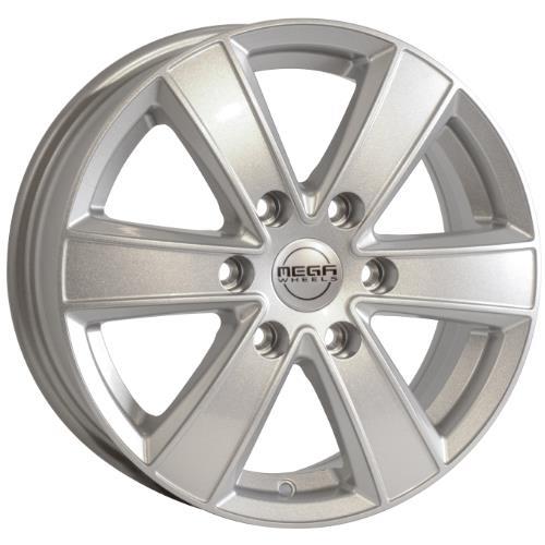 Hercules 6 Silver 6,5x15 6/139,7 ET27 CB106.1 60° - Alumiinivanteet - 334091 - 1