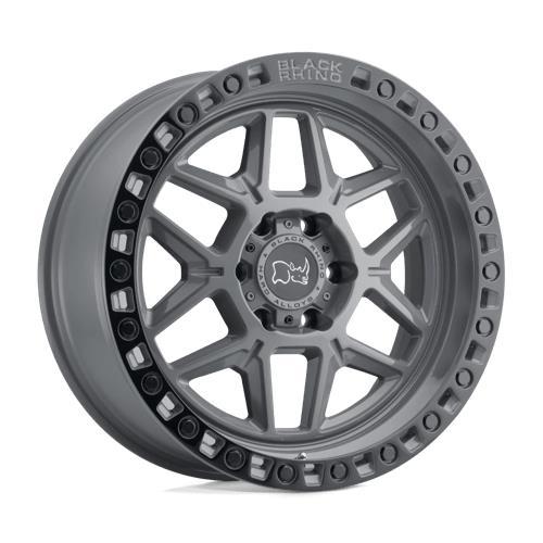 KELSO BATTLESHIP GRAY W/ BLACK RING 9x18 6/114,3 ET12 CB76,1 60° - Alumiinivanteet - 336411 - 1
