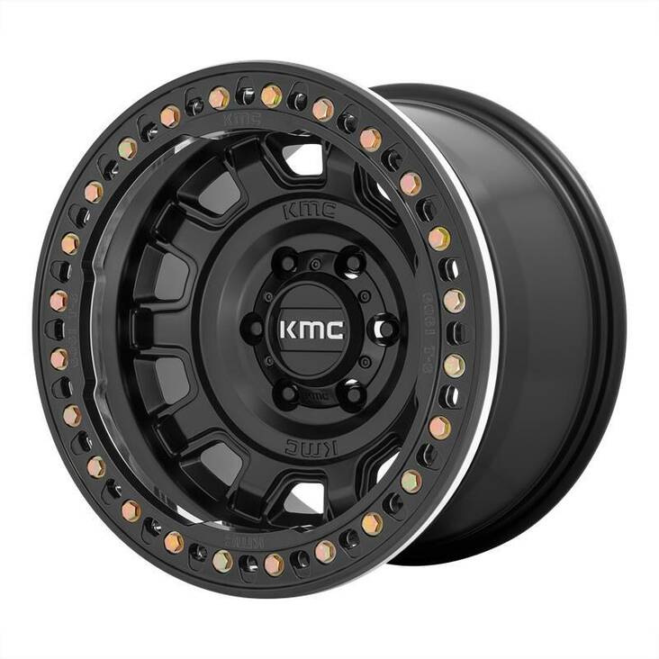 KM236 Satin Black 9x17 6/139,7 ET-15 CB108.0 60° - Alumiinivanteet - 278311 - 1