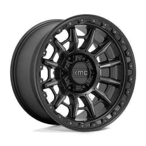 KM547 CARNAGE SATIN BLACK W/ GRAY TINT 9x17 5/127 ET0 CB71,5 60° - Alumiinivanteet - 338261 - 1