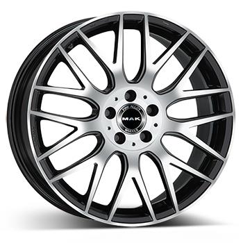MAK Arrow Black Mirror 8x19 5/112 ET20 CB66,6 R14 - Alumiinivanteet - 305411 - 1