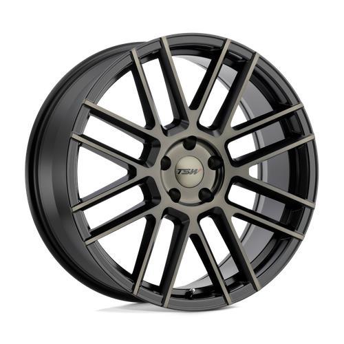 MOSPORT MATTE BLACK W/ MACHINE FACE & DARK TINT 9,5x19 5/120 ET20 CB76,1 60° - Alumiinivanteet - 295161 - 1