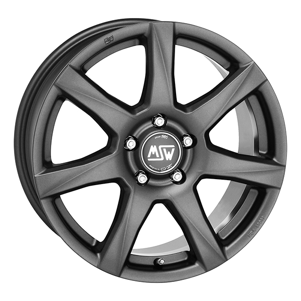 MSW 77 Matt Grey 7,5x17 5-114,3 E50 C73,1 60 - Alumiinivanteet - 8027529085631 - 1