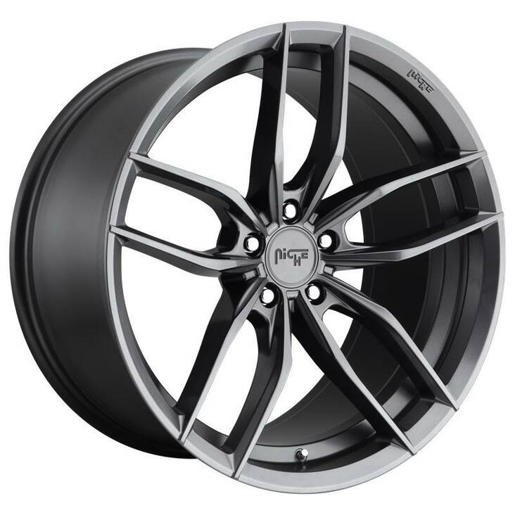 NC204 MATTE ANTHRACITE 9x20 5/112 ET25 CB66,5 60° - Alumiinivanteet - 280611 - 1