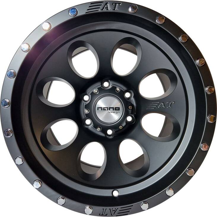 Nano 5187 Full Matt Black 10x16 6/139,7 ET-44 CB110,0 (DEEP CONCAVE) BLACK FRIDAY 23 60° - Alumiinivanteet - 329411 - 1