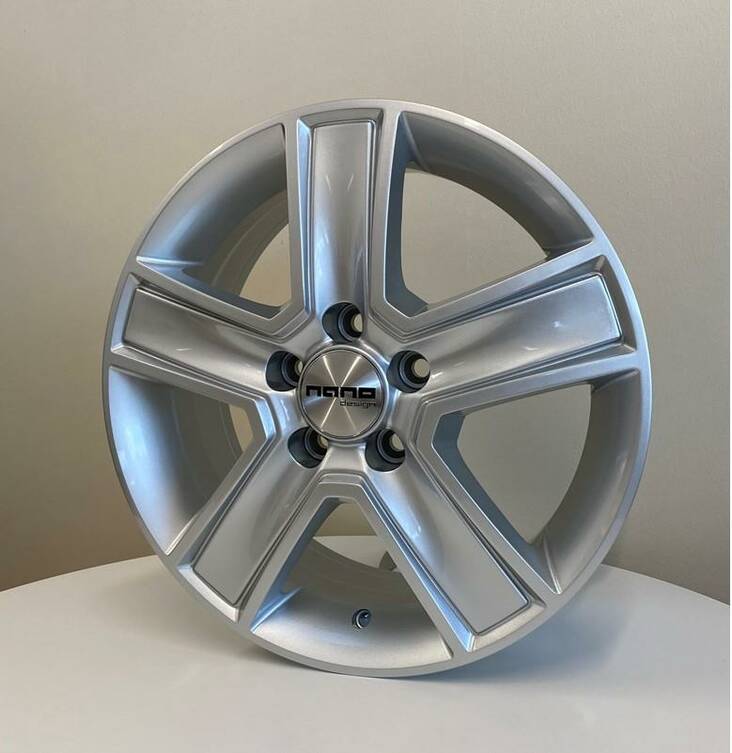 Nano BK473 Silver 6,5x16 5/108 ET46 CB65,1 60° - Alumiinivanteet - 316611 - 1