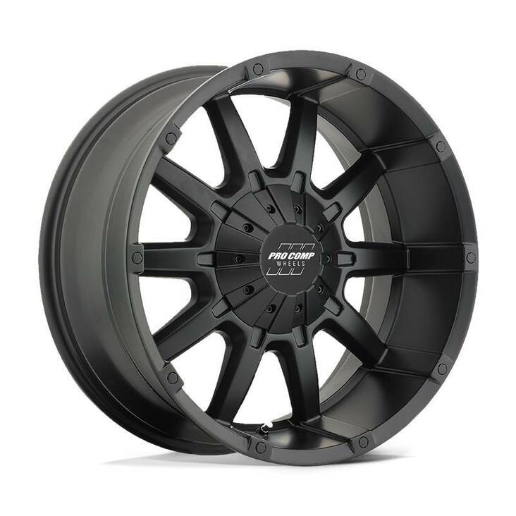 PA50 GAUGE SATIN BLACK 9x20 6/135/139,7 ET-12 CB108,0 60° - Alumiinivanteet - 330381 - 1