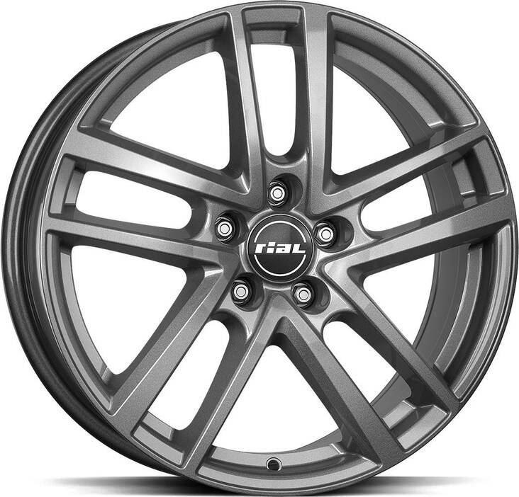 RIAL Astorga Graphite 7x17 5/108 ET50 CB63.4 60° - Alumiinivanteet - 282191 - 1