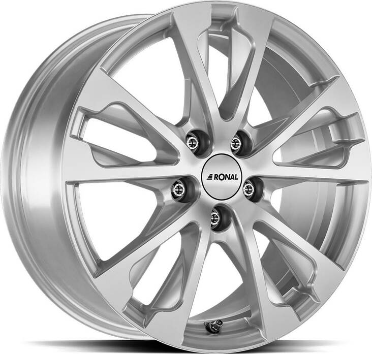 RONAL R61 Chrystal Silver Matt 7,5x17 5/112 ET54 CB66,6 60° - Alumiinivanteet - 335951 - 1