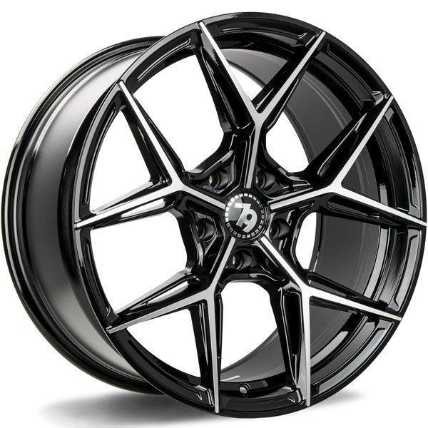 SCF-B Black Front Polished 8,5x19 5/112 ET35 CB66.5 60° - Alumiinivanteet - 314031 - 1
