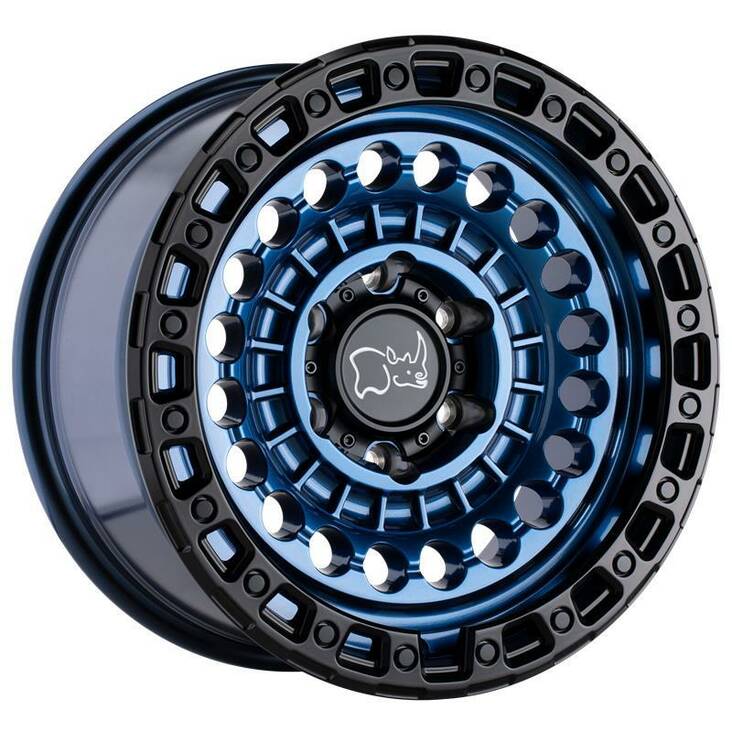 SENTINEL COBALT BLUE W/ BLACK RING Other 9,5x20 6x114,3 ET12 CB76.1 60° 1133 kg - Alumiinivanteet - 281151 - 1