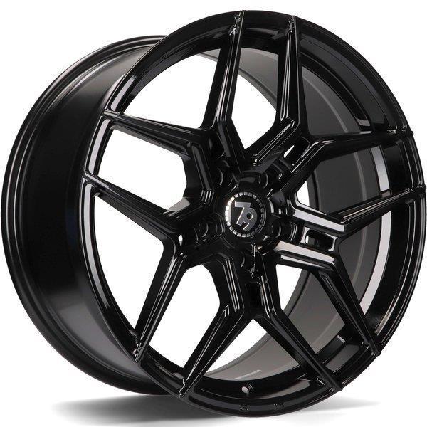 SV-B Black Glossy 8,5x19 5/120 ET33 CB74,1 60° - Alumiinivanteet - 313971 - 1