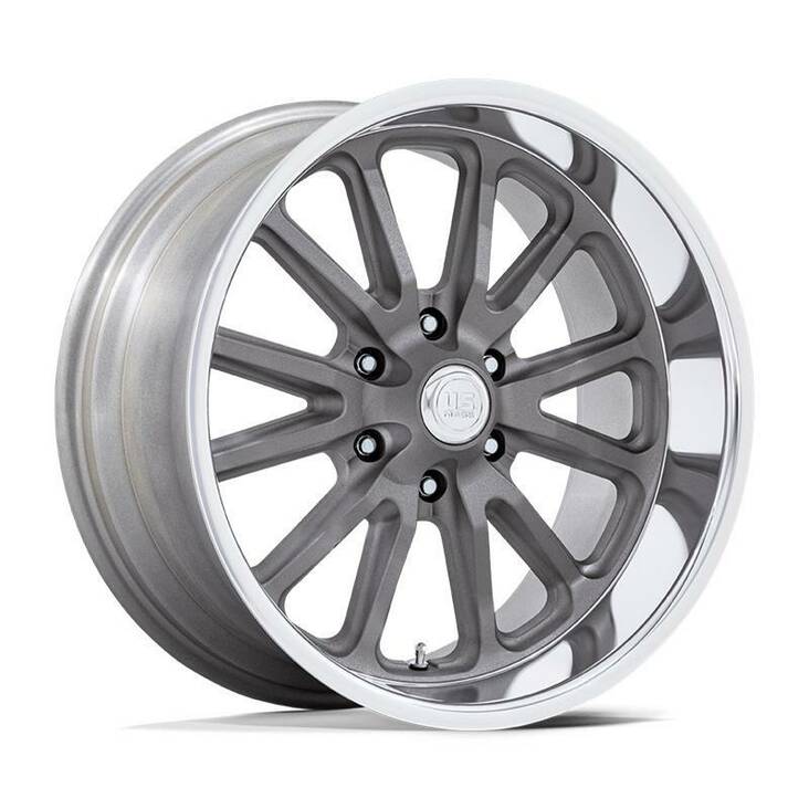 UC145 RAMBLER 6 MATTE GUNMETAL DIAMOND CUT LIP 9,5x20 6/139,7 ET1 CB106.1 60° - Alumiinivanteet - 333451 - 1