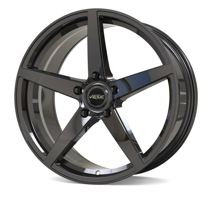 Venue Evo5 Gloss Black 10x20 5/112 ET40 CB66,6 60° - Alumiinivanteet - 316681 - 1