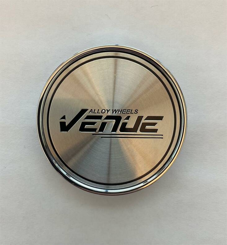 Venue VL5 keskimerkki hopea 58mm (tarra+pohja) - Rengas- ja vannetarvikkeet - 321301 - 1