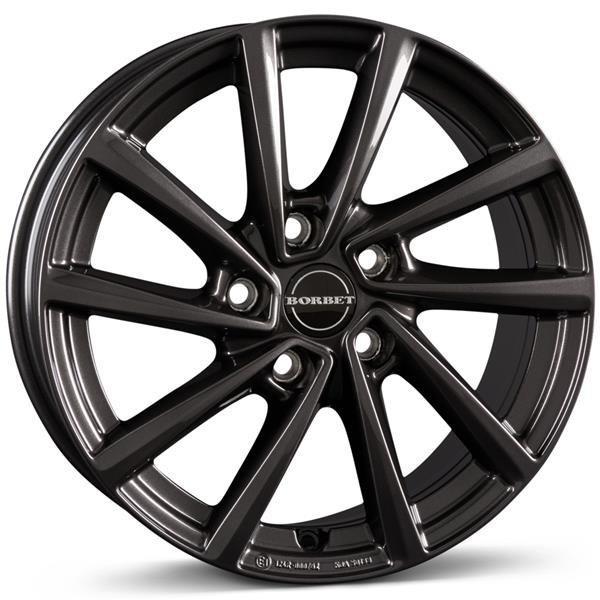 V mistral anthracite glossy 7x19 5/114,3 ET40 CB66.1 60° - Alumiinivanteet - 313911 - 1