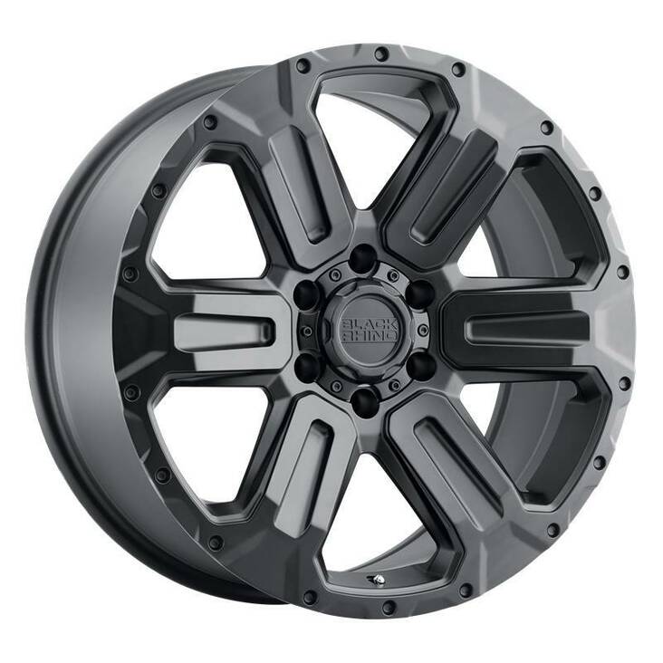 WANAKA MATTE BLACK 8,5x17 6/132 ET35 CB74,5 60° - Alumiinivanteet - 281081 - 1
