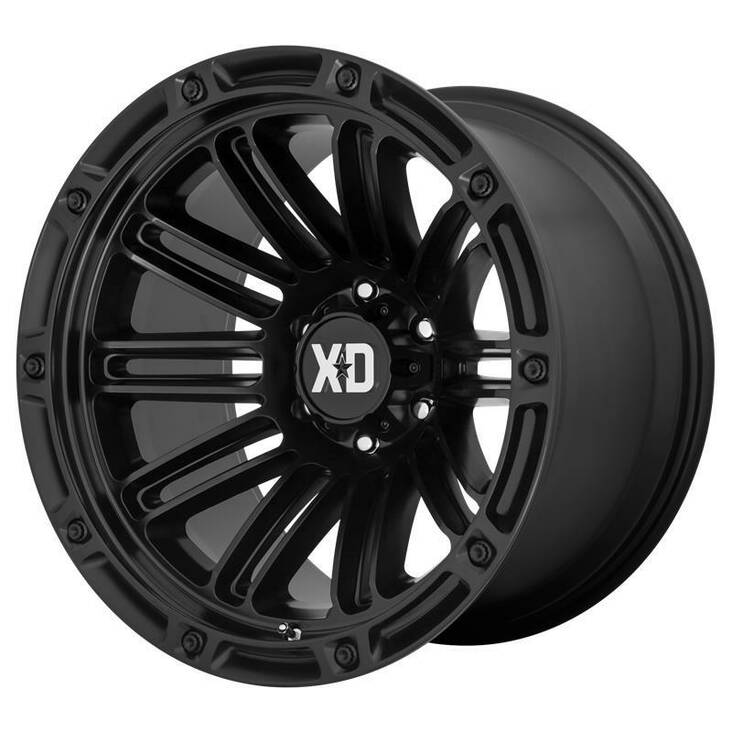 XD846 Satin Black 9x20 6/139,7 ET0 CB106,2 60° - Alumiinivanteet - 251511 - 1