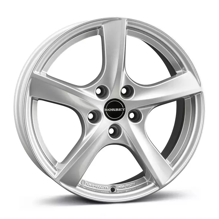 BORBET TL brilliant silver 5,5x15 5/100 ET38 CB57,1 - Alumiinivanteet - 340291 - 1