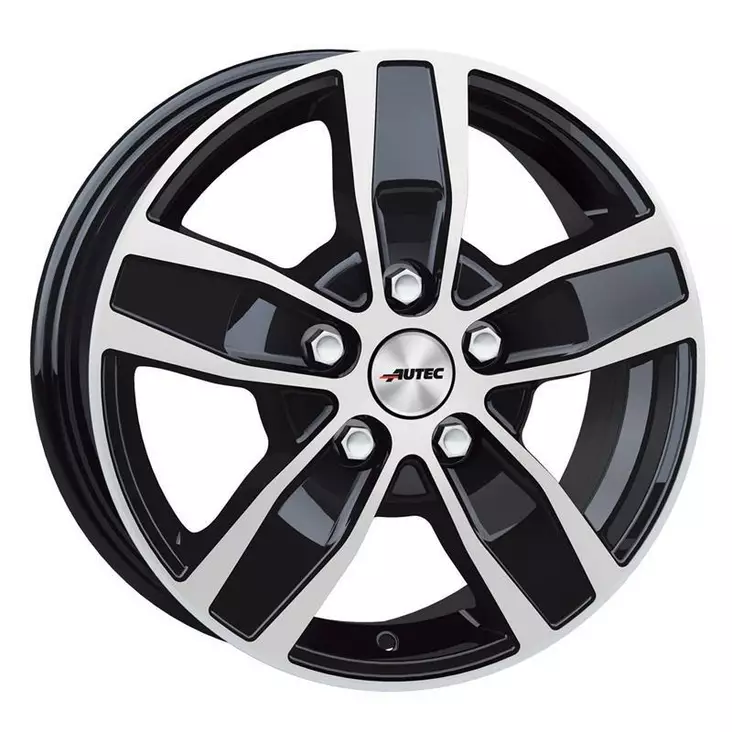 Quantro Black Polished 6x15 5/118 ET60 60° - Alumiinivanteet - 360601 - 1