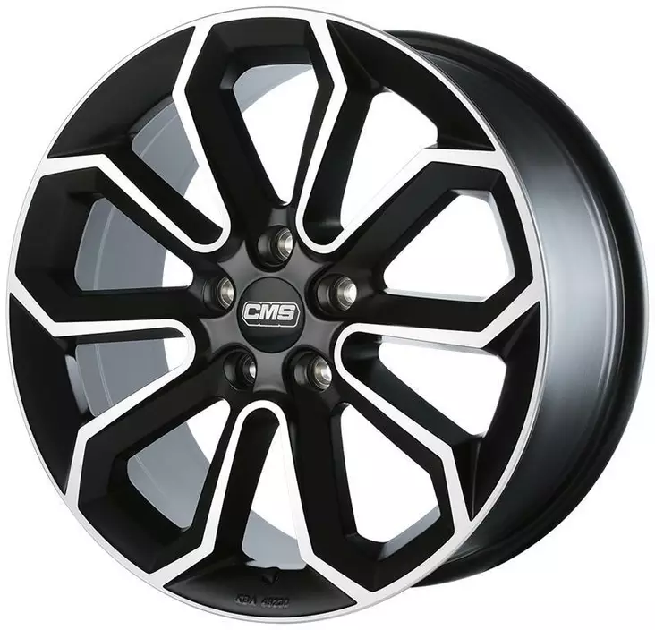 C20 Matt Black Polished 8x18 5/112 ET47 60° - Alumiinivanteet - 360881 - 1