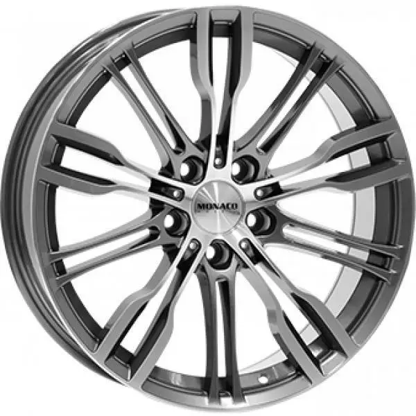 GP8 Anthracite Polish 8x19 5/120 ET32 60° - Alumiinivanteet - 360891 - 1