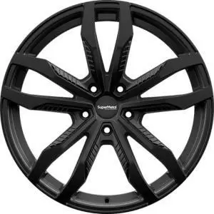 Fin Matt Black 9x20 5/120 ET45 60° - Alumiinivanteet - 361011 - 1