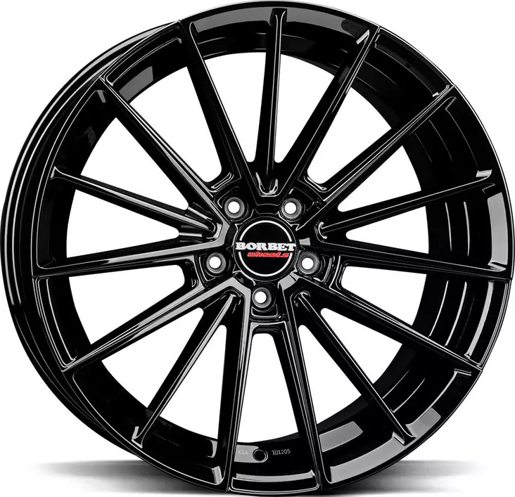 BORBET FB2DC Black Glossy 9x20 5/112 ET20 CB72.5 60° - Alumiinivanteet - 367641 - 1