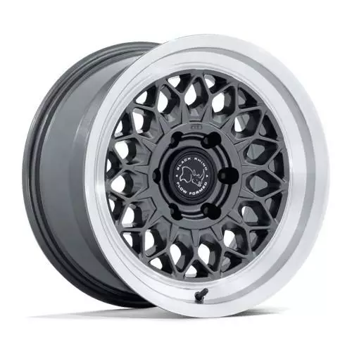 BR034 GRAZ GLOSS GUNMETAL W/ MACHINED LIP 8,5x17 6/139,7 ET25 CB106.1 60° - Alumiinivanteet - 368601 - 1