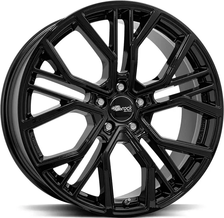 BROCK B41 Shiny Black 10,5x20 5/112 ET44 CB66.6 60° - Alumiinivanteet - 354691 - 1