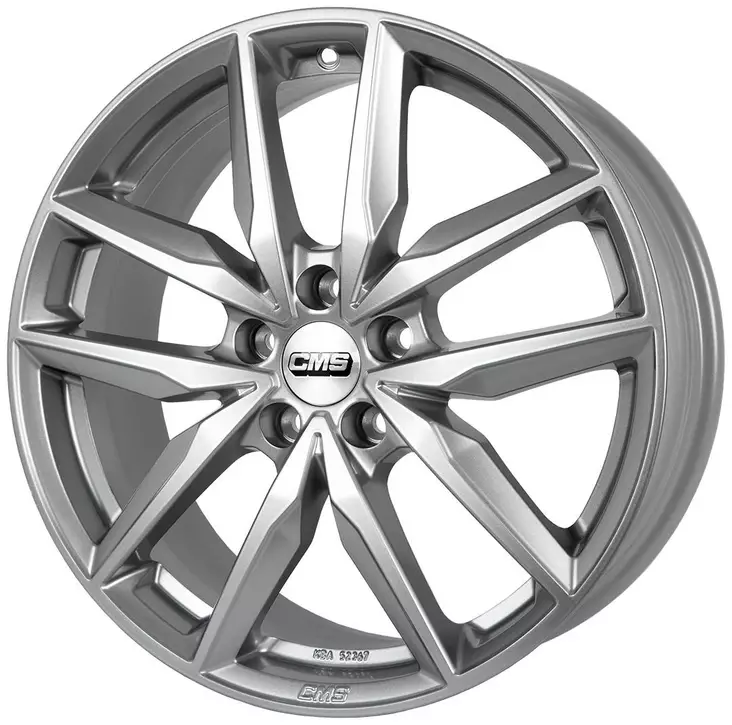 CMS C28 Racing Silver 8x20 5/108 ET43 CB63,4 60° - Alumiinivanteet - 346201 - 1