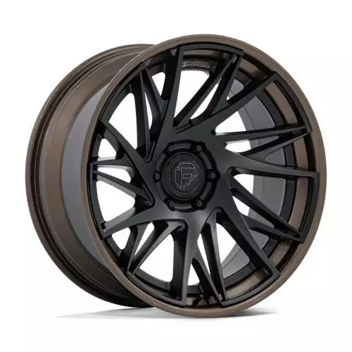 FC405 DYNAMO MATTE BLACK W/ GLOSS BRONZE LIP 10x22 6/135 ET-18 CB87.1 60° - Alumiinivanteet - 368741 - 1