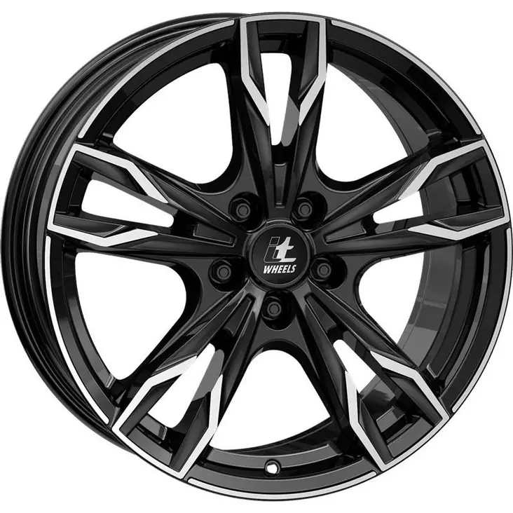 Gina Black Polished 8x18 5/114,3 ET39 60° - Alumiinivanteet - 367051 - 1