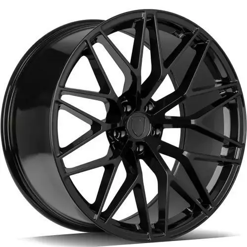 GLORY Black Glossy 10x22 5/130 ET48 CB71.6 60° - Alumiinivanteet - 373221 - 1