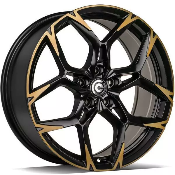 Monster Black Half Matt with Cooper Front 8x19 5/112 ET40 CB57.1 60° - Alumiinivanteet - 354451 - 1