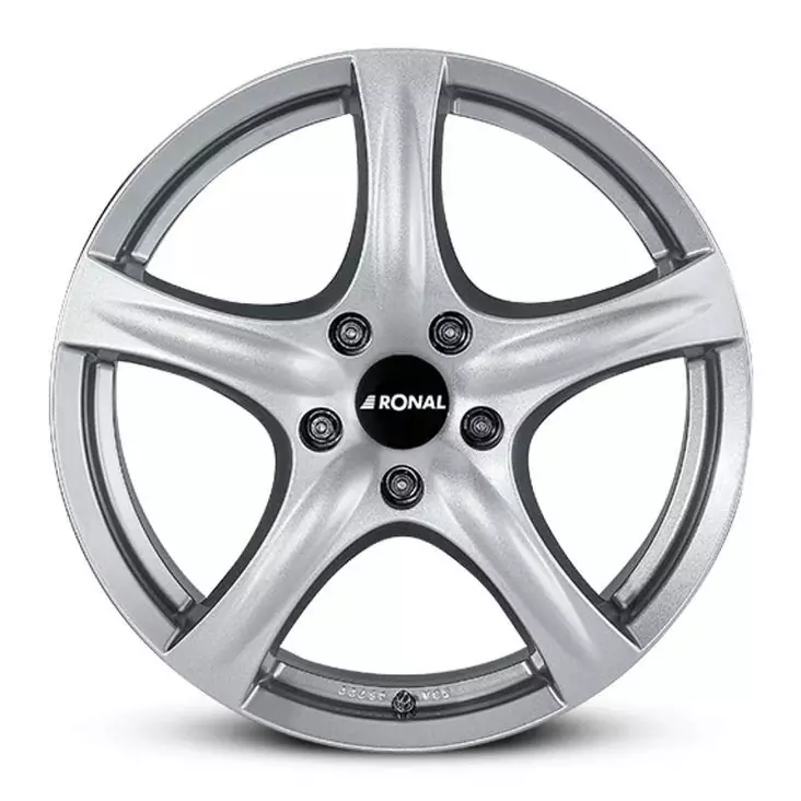 R42 Silver 8x17 5/112 ET48 CB76.0 60° - Alumiinivanteet - 361101 - 1