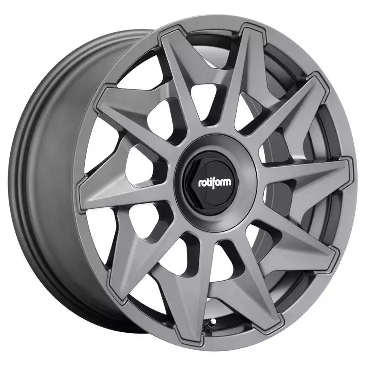 RC128 MATTE ANTHRACITE 8,5x19 5/112 ET45 CB66,6 60° - Alumiinivanteet - 246041 - 1