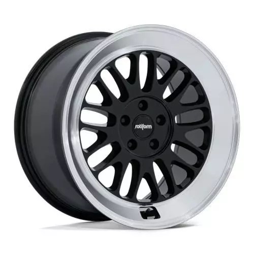 RC214 SCP GLOSS BLACK W/ DIAMOND CUT LIP 8,5x19 5/114,3 ET35 CB72.6 60° - Alumiinivanteet - 372571 - 1