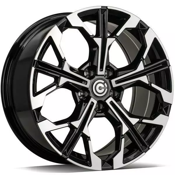 RUNNER Black Front Polished 9x19 5/112 ET35 CB66.6 60° - Alumiinivanteet - 358361 - 1