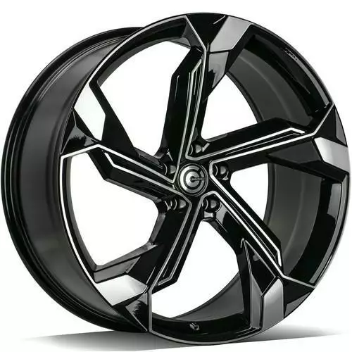 SUPERSTAR Black Front Polished 10x23 5/112 ET15 CB66.5 60° - Alumiinivanteet - 373231 - 1